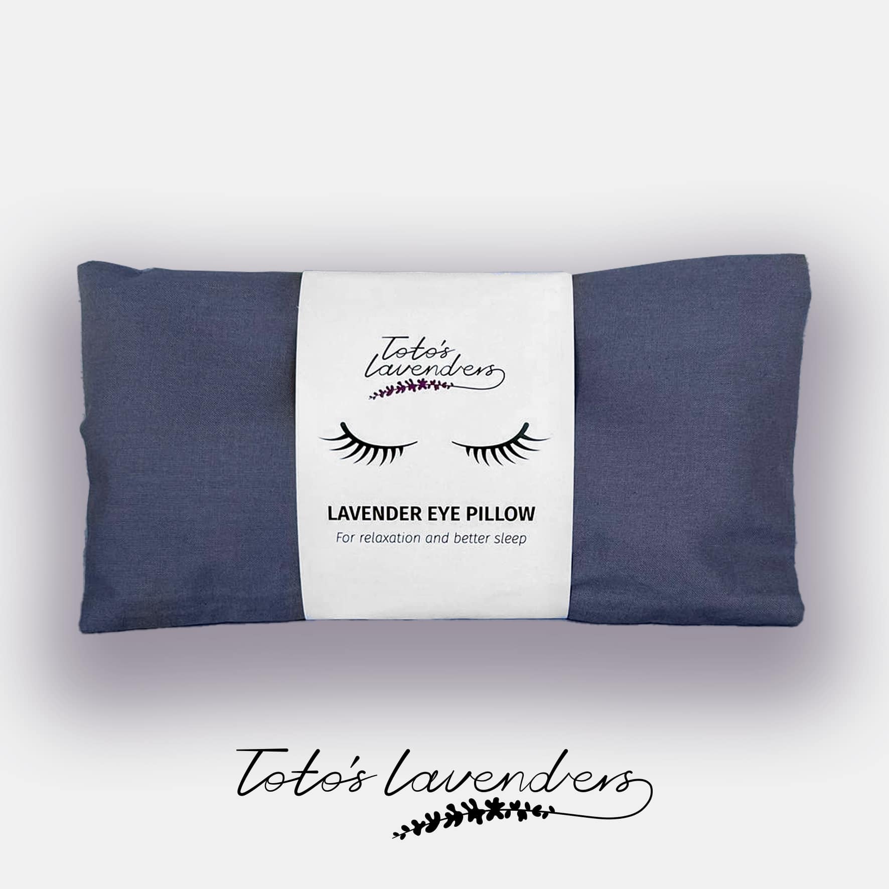 Lavender Eye Pillow (in grey)