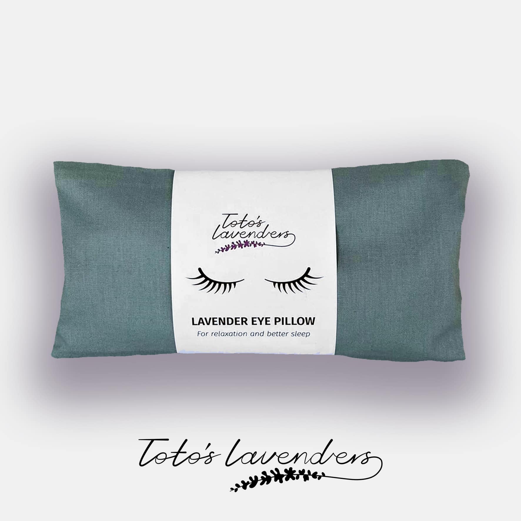 Lavender Eye Pillow (in light blue)