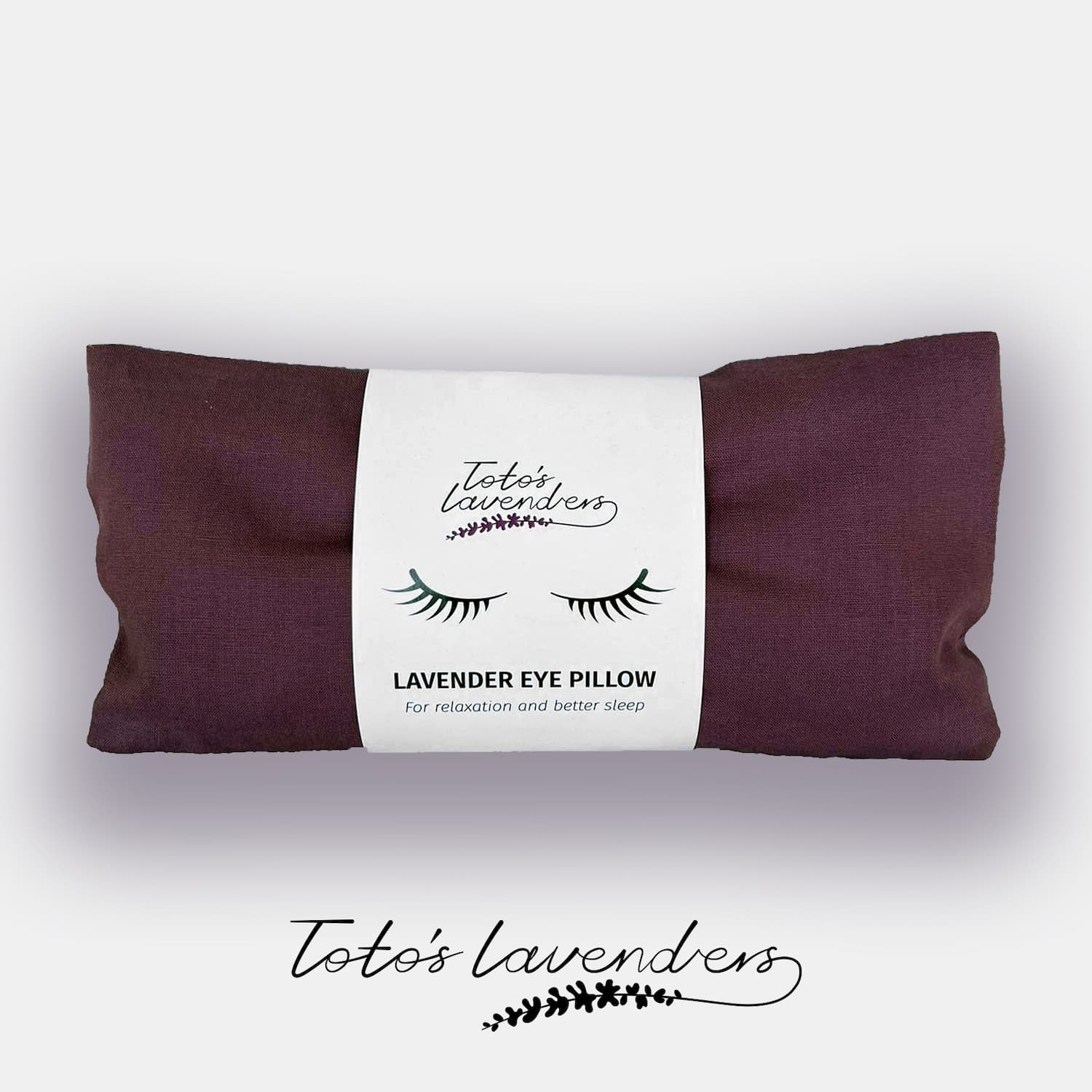 Lavender Eye Pillow (in violet)